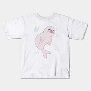 FFXIV - Salt and Pepper Seal [Dark] Kids T-Shirt